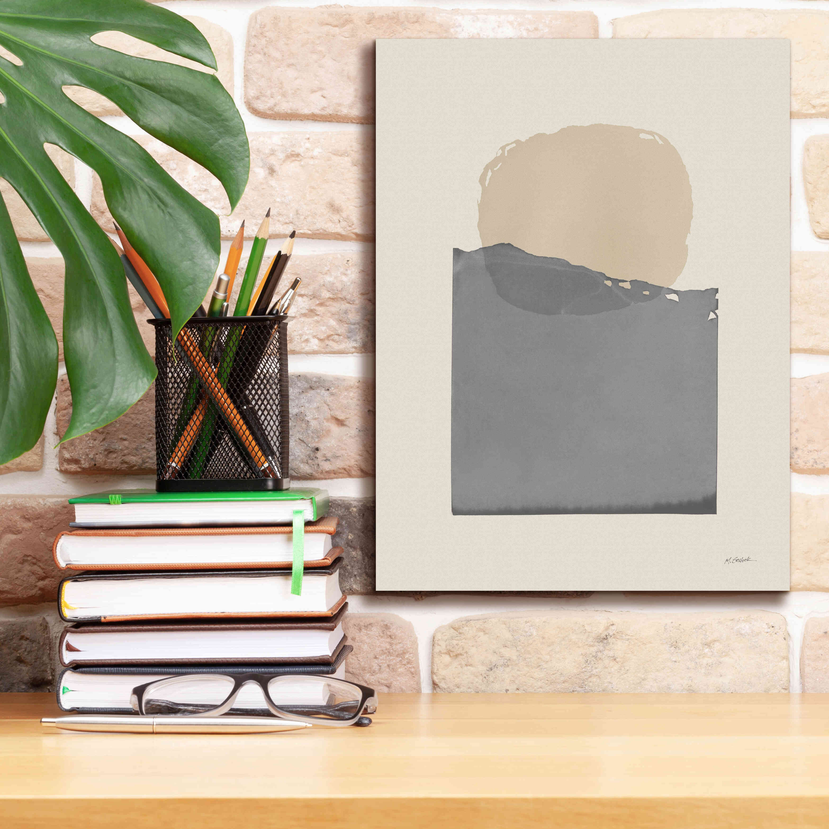 'Buoyant Neutral' by Mike Schick, Giclee Canvas Wall Art,12 x 16