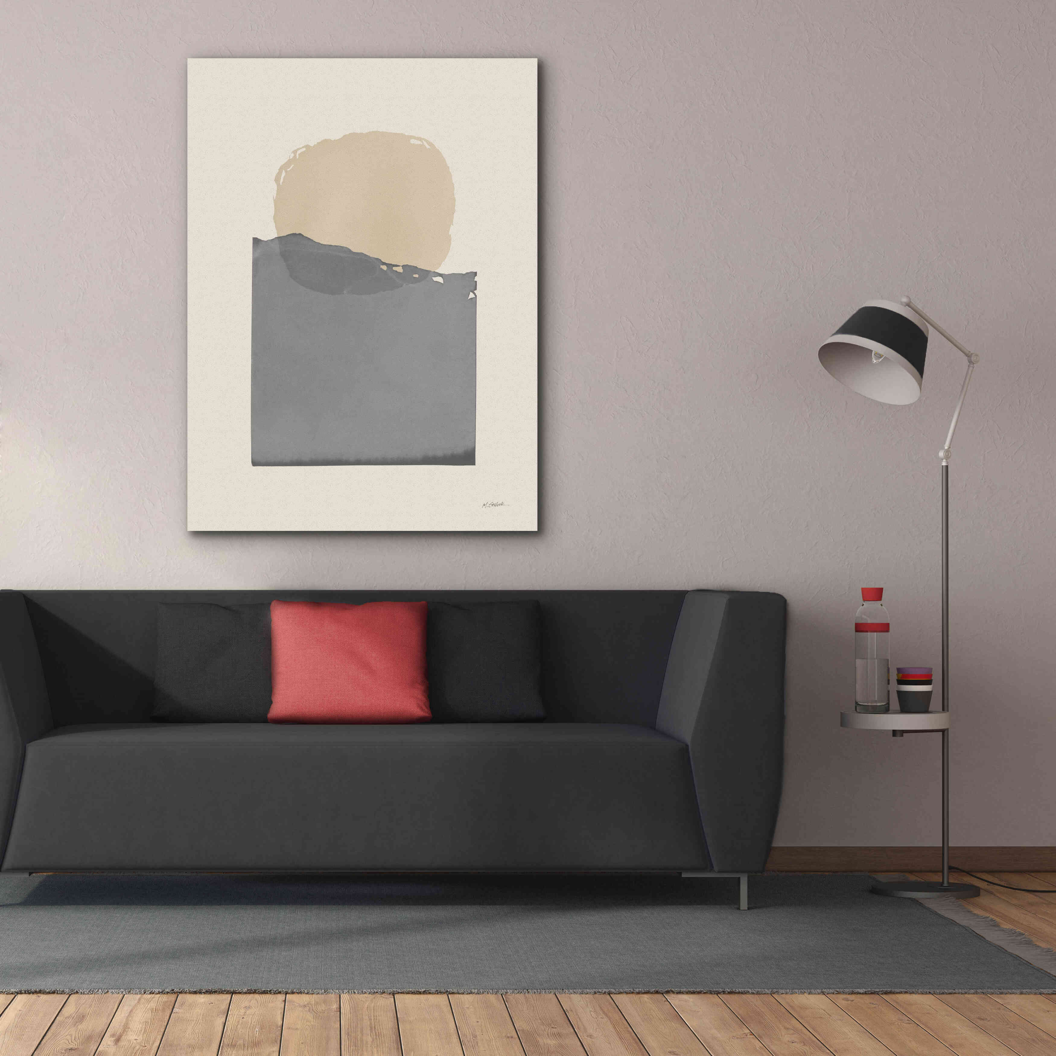 'Buoyant Neutral' by Mike Schick, Giclee Canvas Wall Art,40 x 54