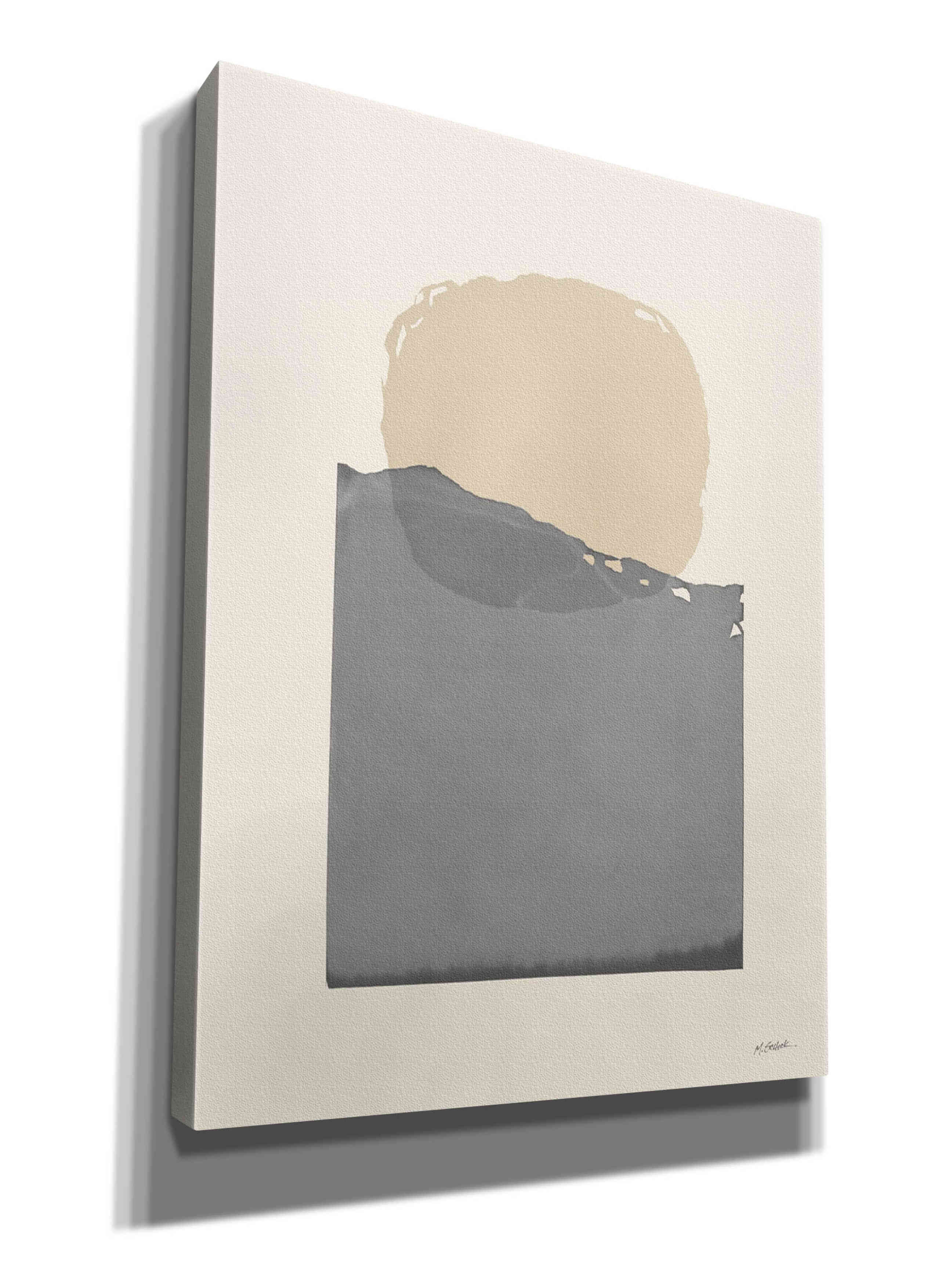 'Buoyant Neutral' by Mike Schick, Giclee Canvas Wall Art