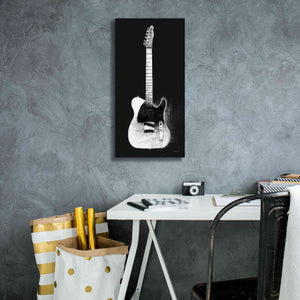 'Garage Band I Wb' by Mike Schick, Giclee Canvas Wall Art,12 x 24