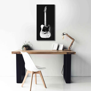 'Garage Band I Wb' by Mike Schick, Giclee Canvas Wall Art,20 x 40