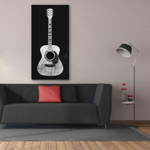 'Garage Band II Wb' by Mike Schick, Giclee Canvas Wall Art,30 x 60