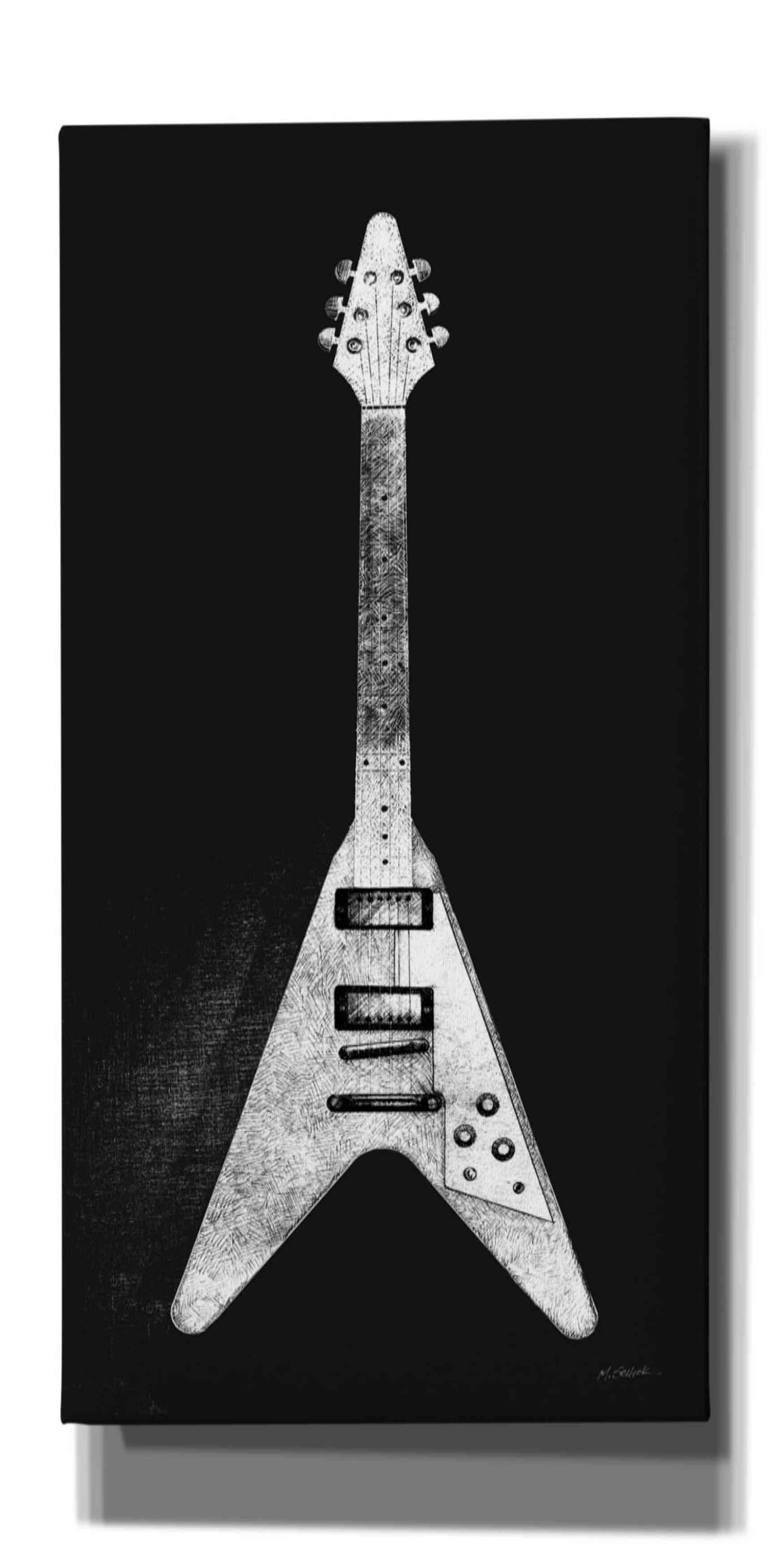 'Garage Band III Wb' by Mike Schick, Giclee Canvas Wall Art