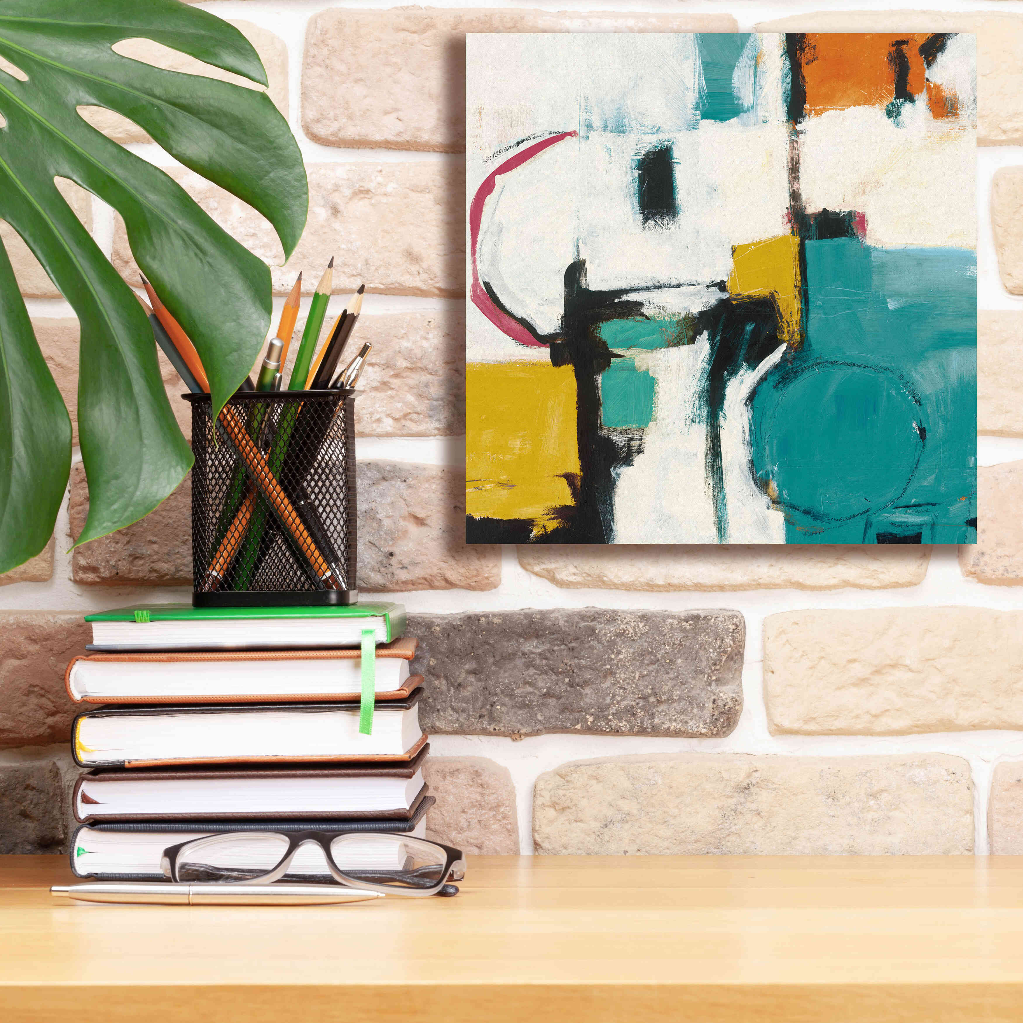 'Catalina II Pink' by Mike Schick, Giclee Canvas Wall Art,12x12