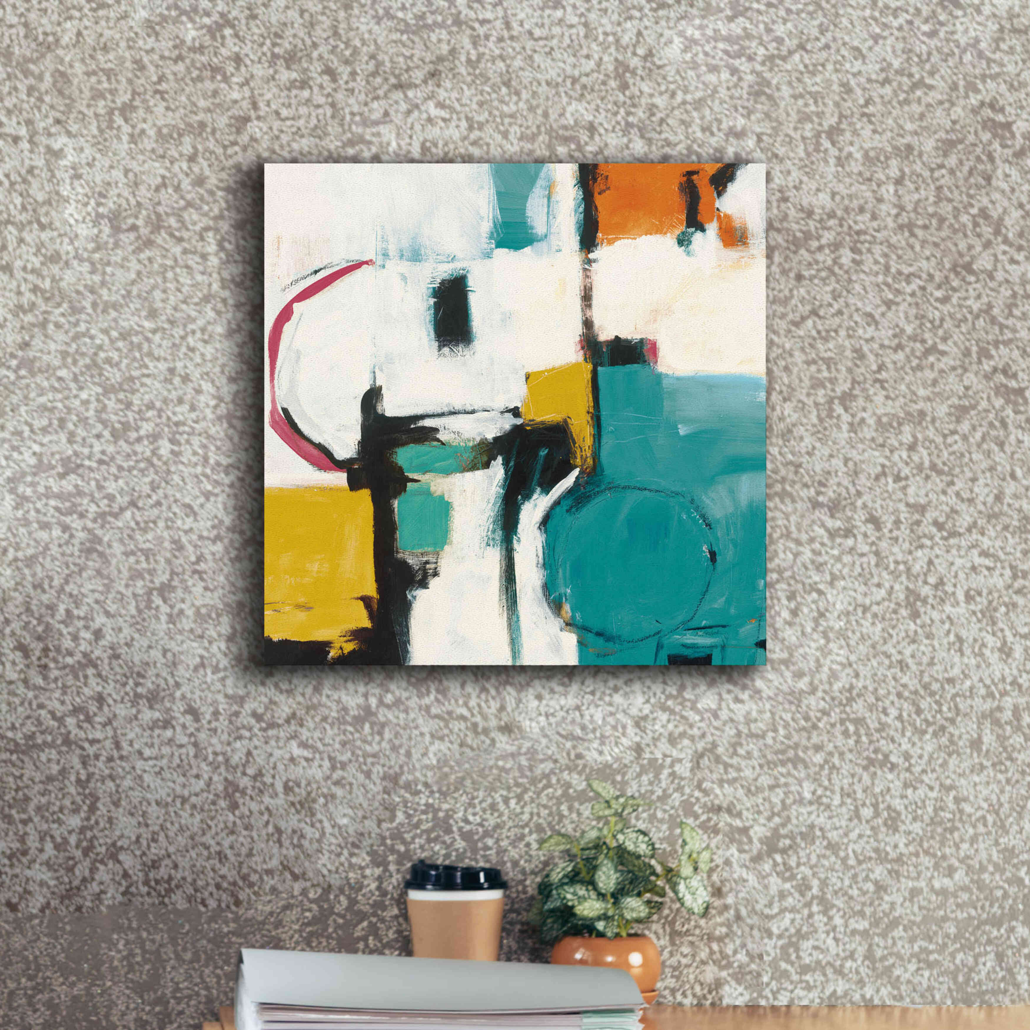 'Catalina II Pink' by Mike Schick, Giclee Canvas Wall Art,18x18