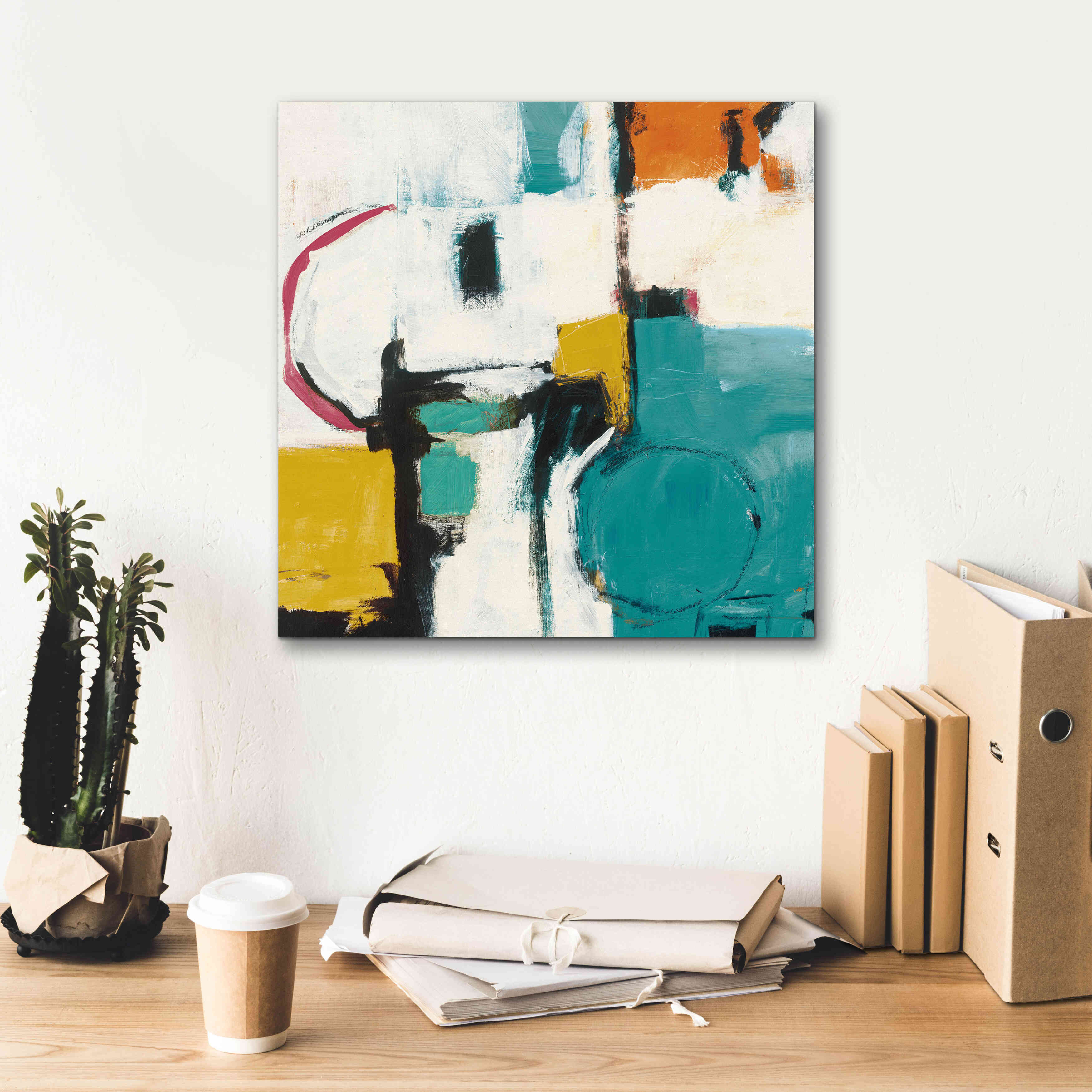 'Catalina II Pink' by Mike Schick, Giclee Canvas Wall Art,18x18