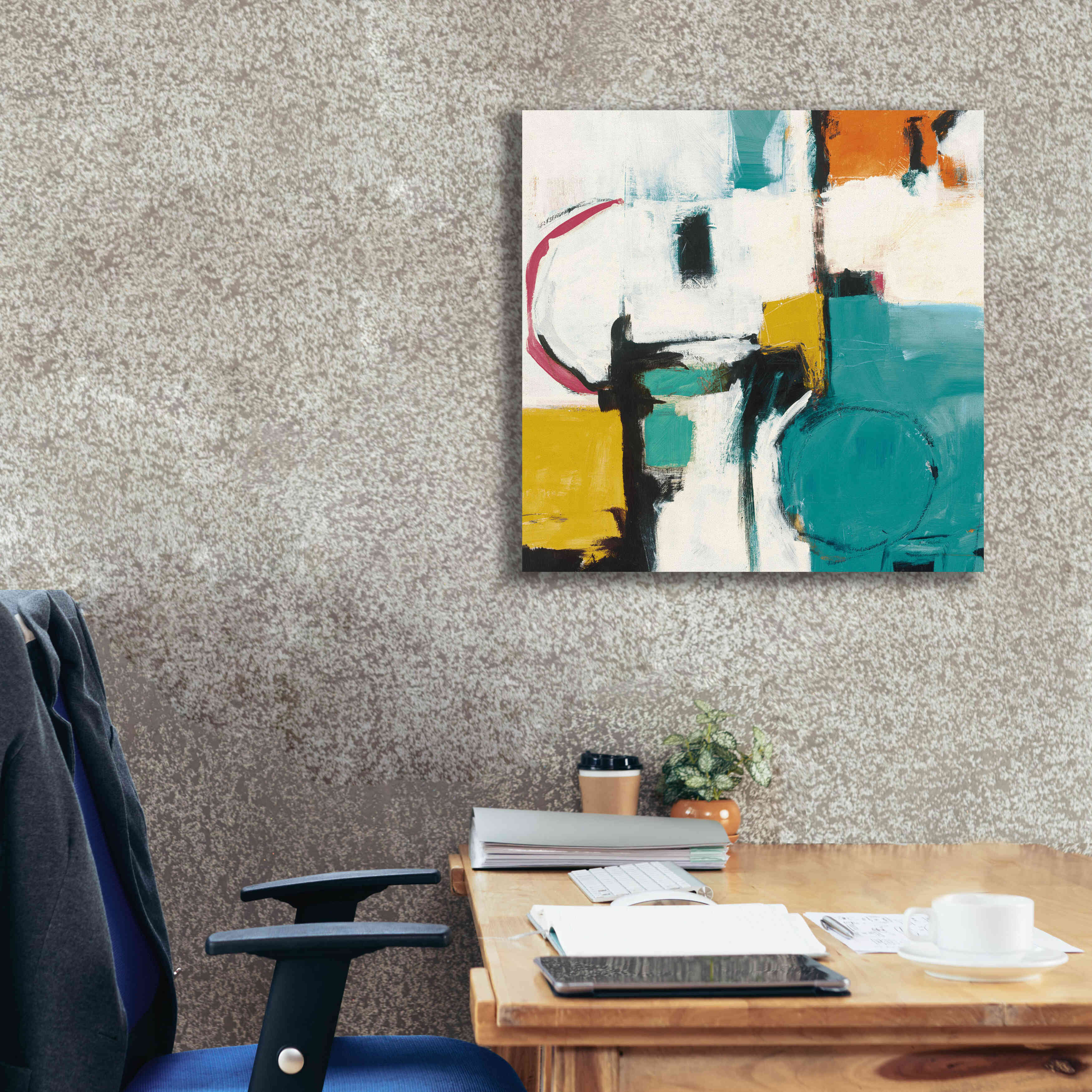 'Catalina II Pink' by Mike Schick, Giclee Canvas Wall Art,26x26