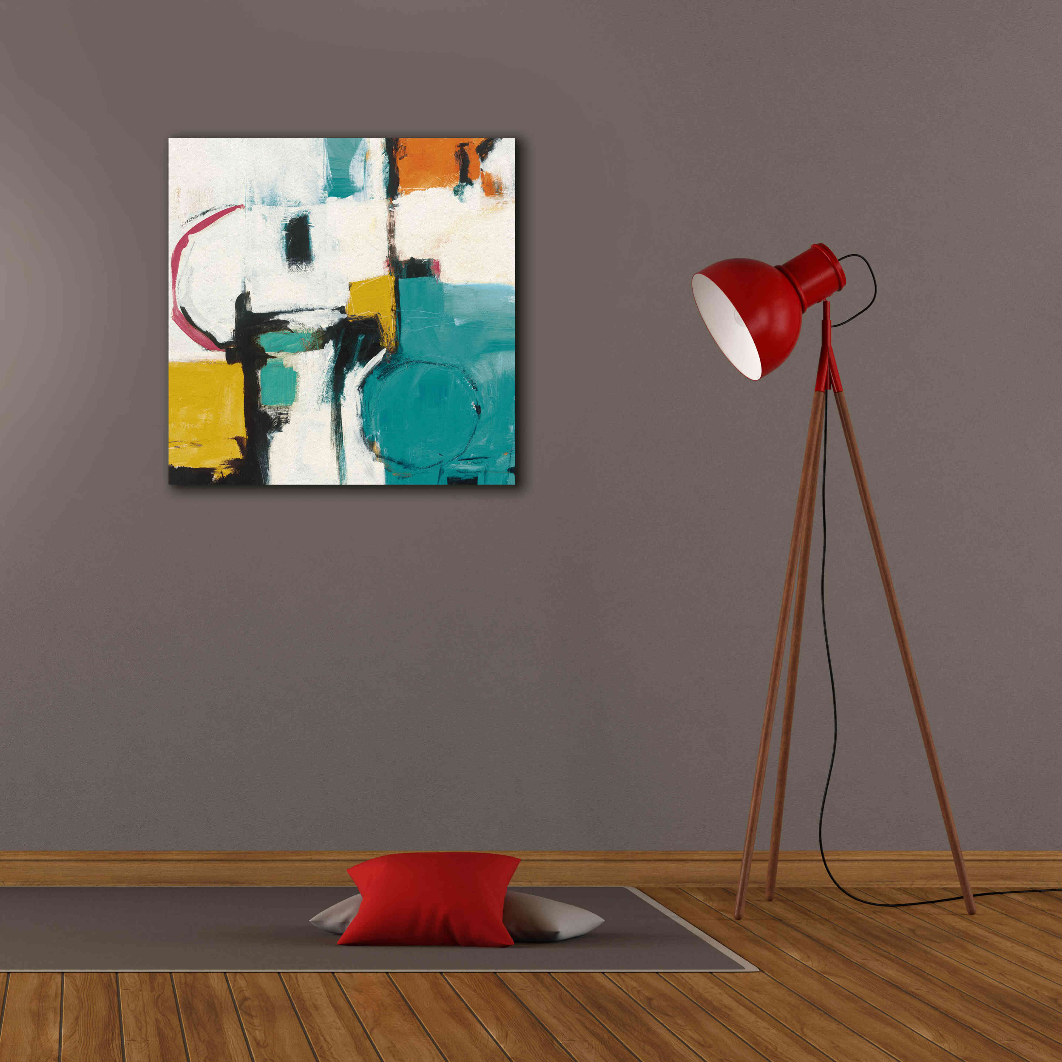 'Catalina II Pink' by Mike Schick, Giclee Canvas Wall Art,26x26