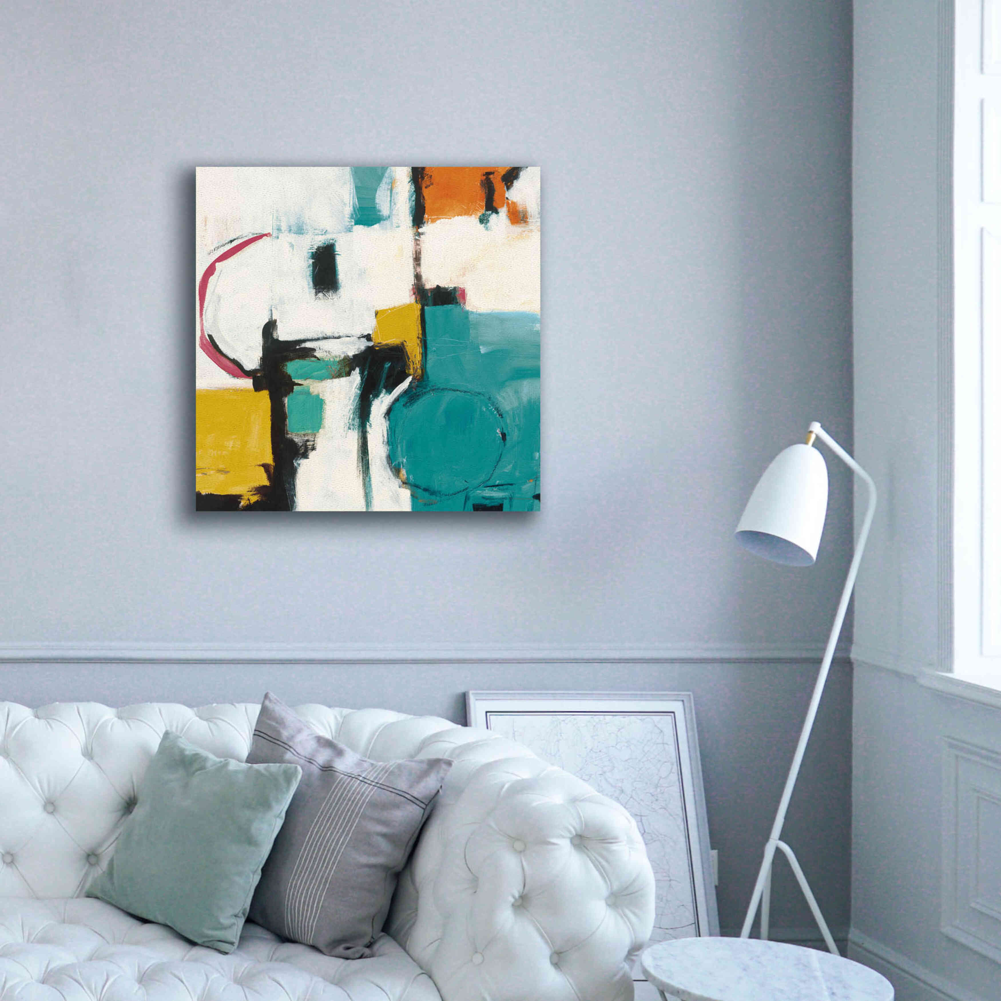 'Catalina II Pink' by Mike Schick, Giclee Canvas Wall Art,37x37