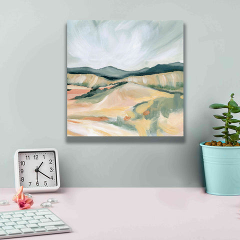 Image of 'Vermillion Landscape II' by Katrina Pete, Giclee Canvas Wall Art,12x12