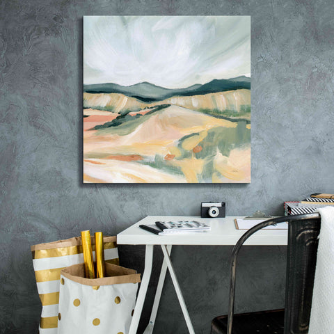 Image of 'Vermillion Landscape II' by Katrina Pete, Giclee Canvas Wall Art,26x26