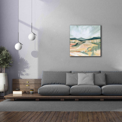 Image of 'Vermillion Landscape II' by Katrina Pete, Giclee Canvas Wall Art,37x37