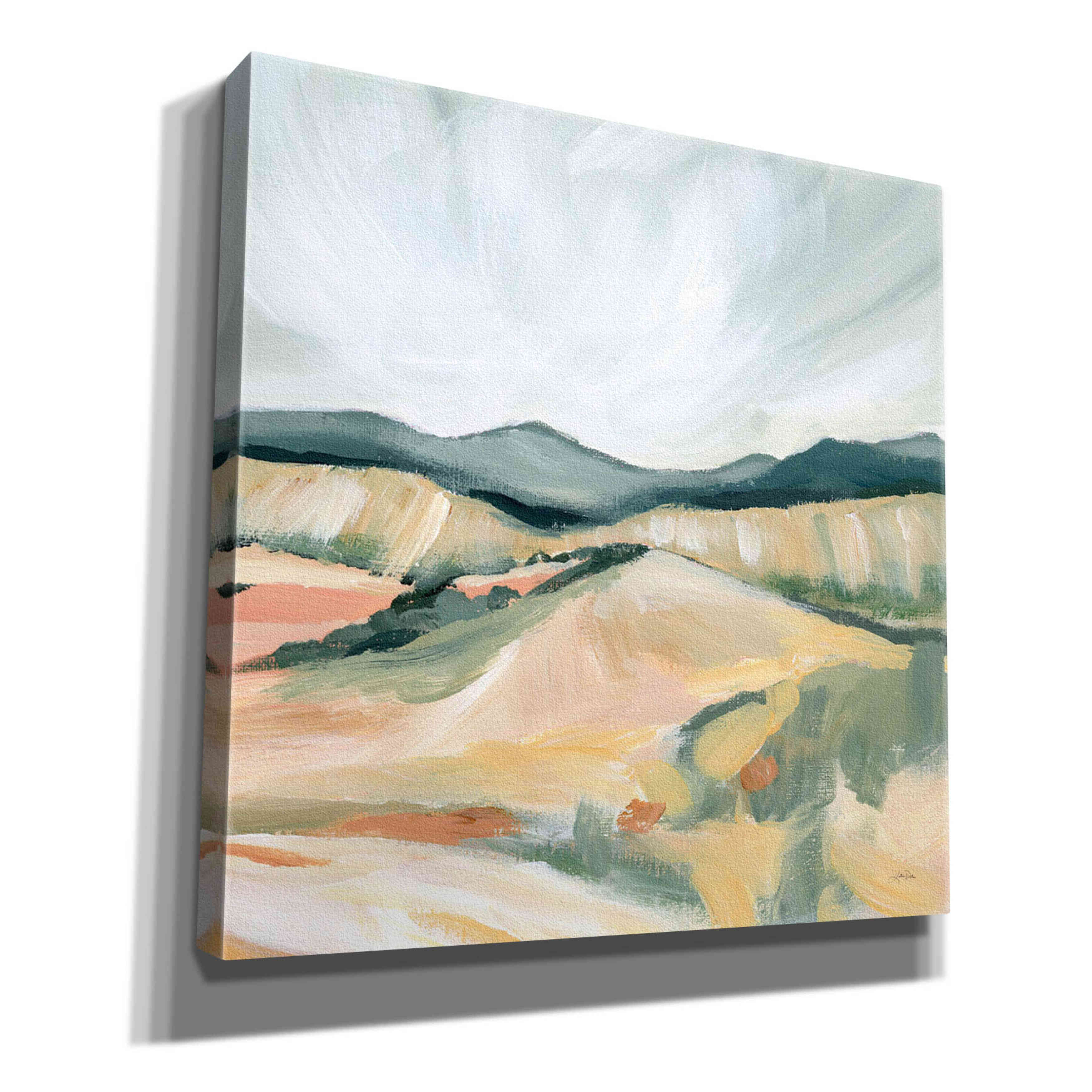 'Vermillion Landscape II' by Katrina Pete, Giclee Canvas Wall Art