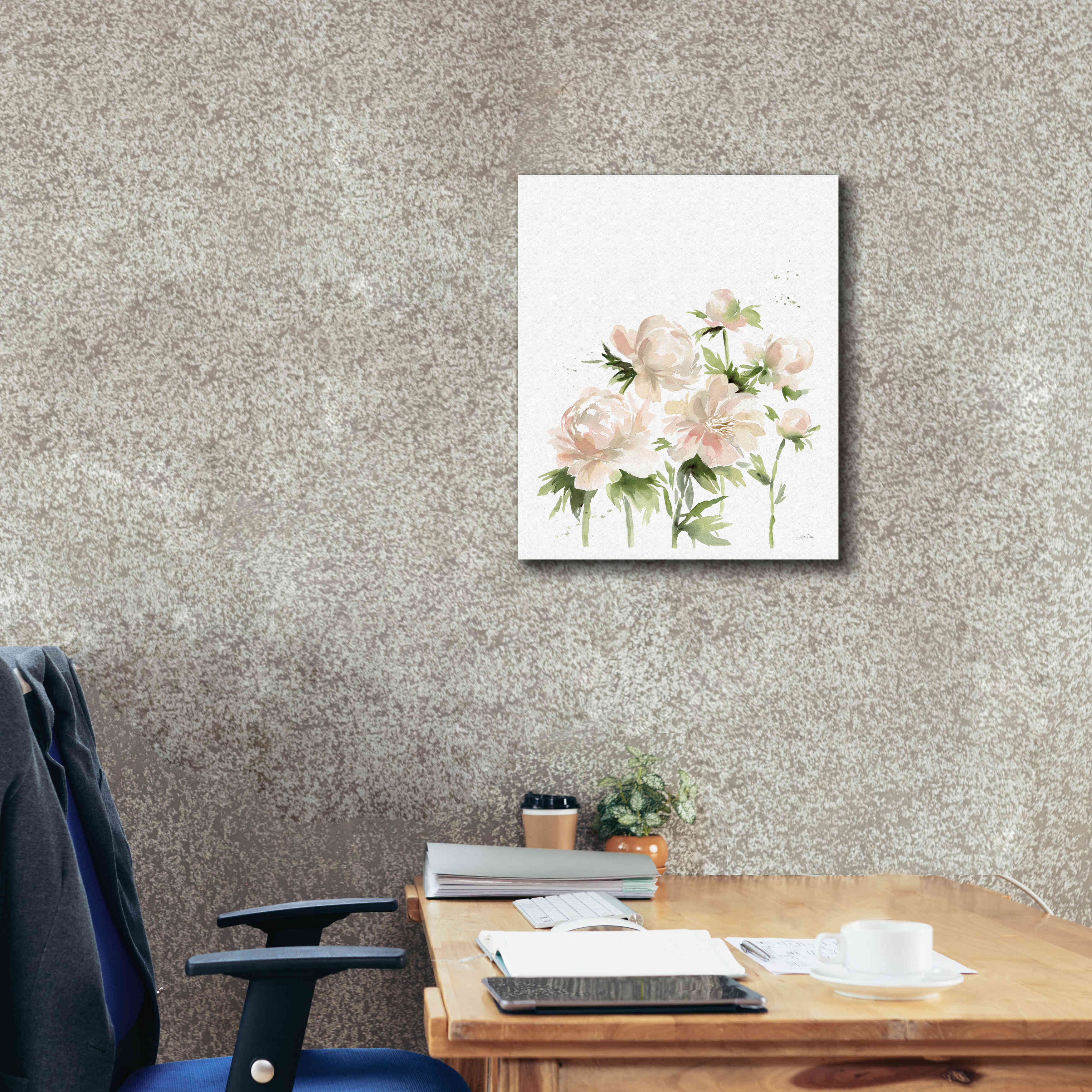 'Peonies I' by Katrina Pete, Giclee Canvas Wall Art,20x24