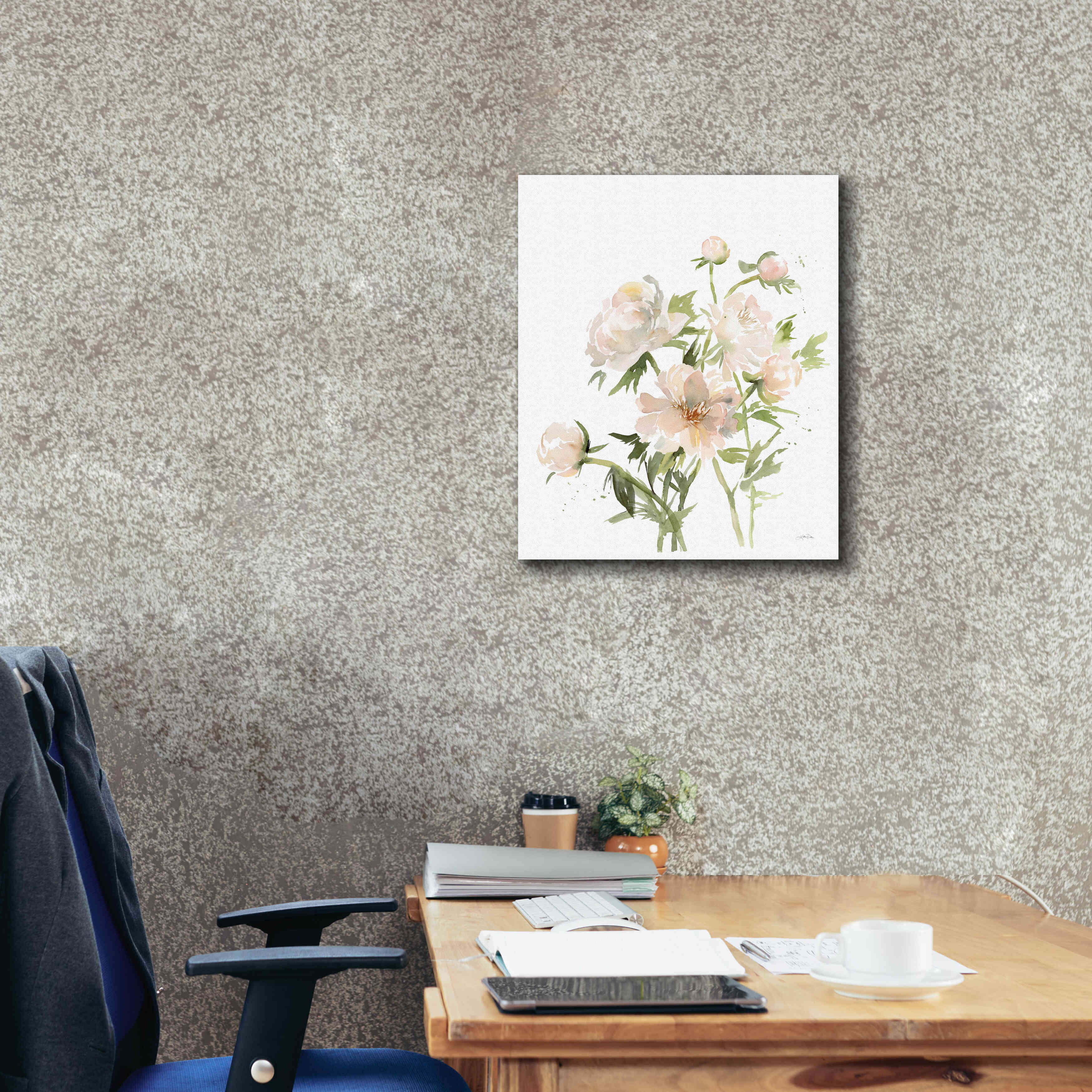 'Peonies II' by Katrina Pete, Giclee Canvas Wall Art,20x24