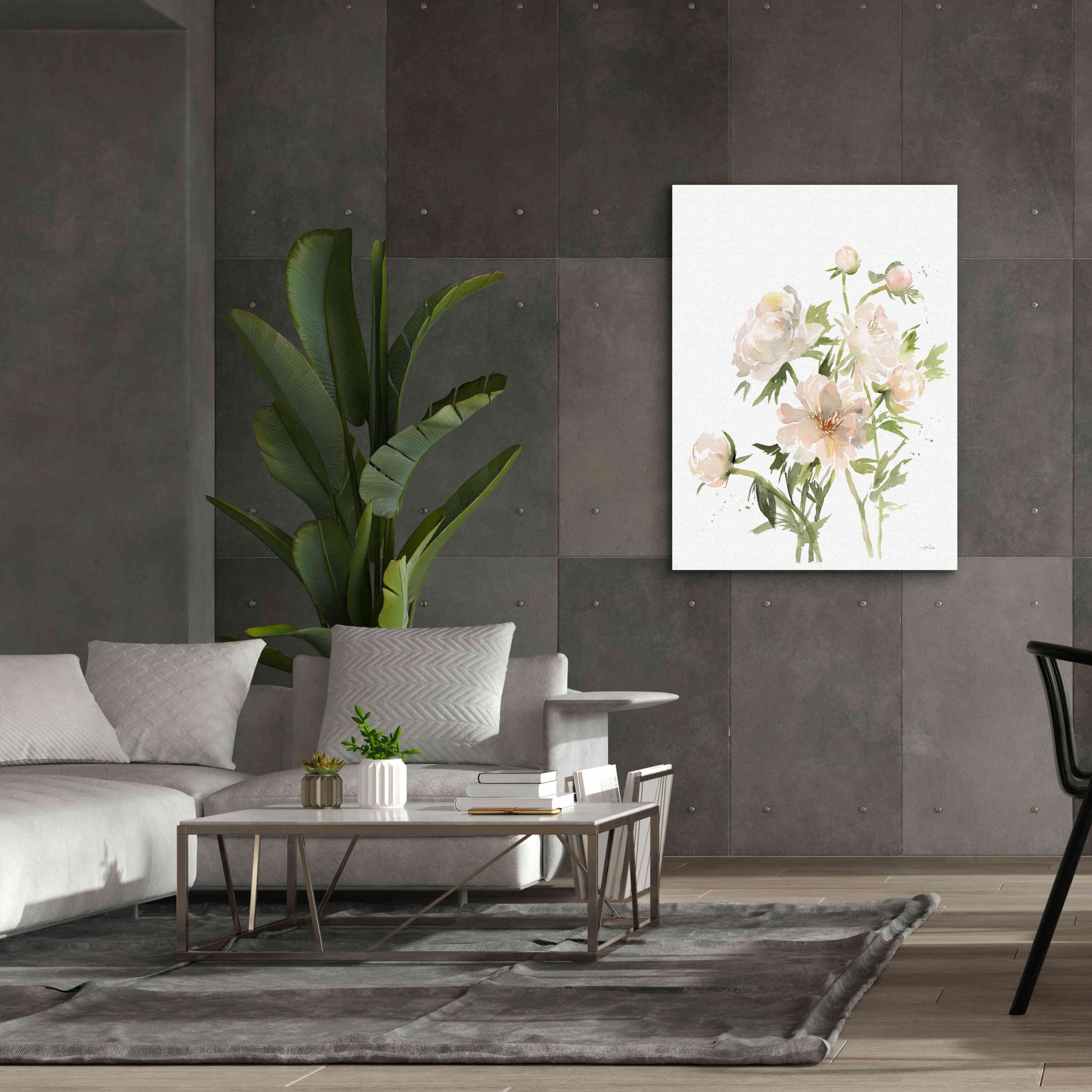 'Peonies II' by Katrina Pete, Giclee Canvas Wall Art,40x54