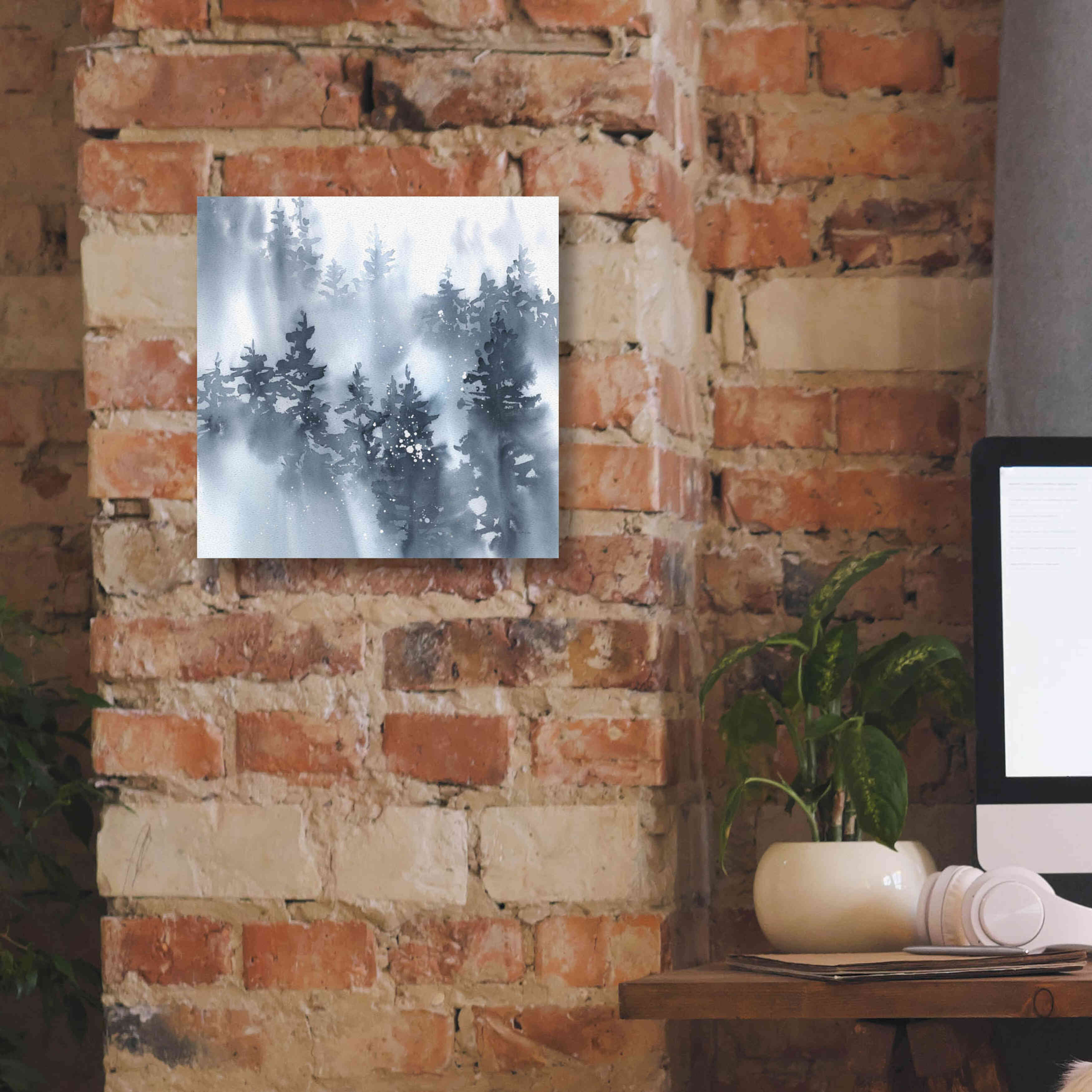 'Misty Forest I' by Katrina Pete, Giclee Canvas Wall Art,12x12