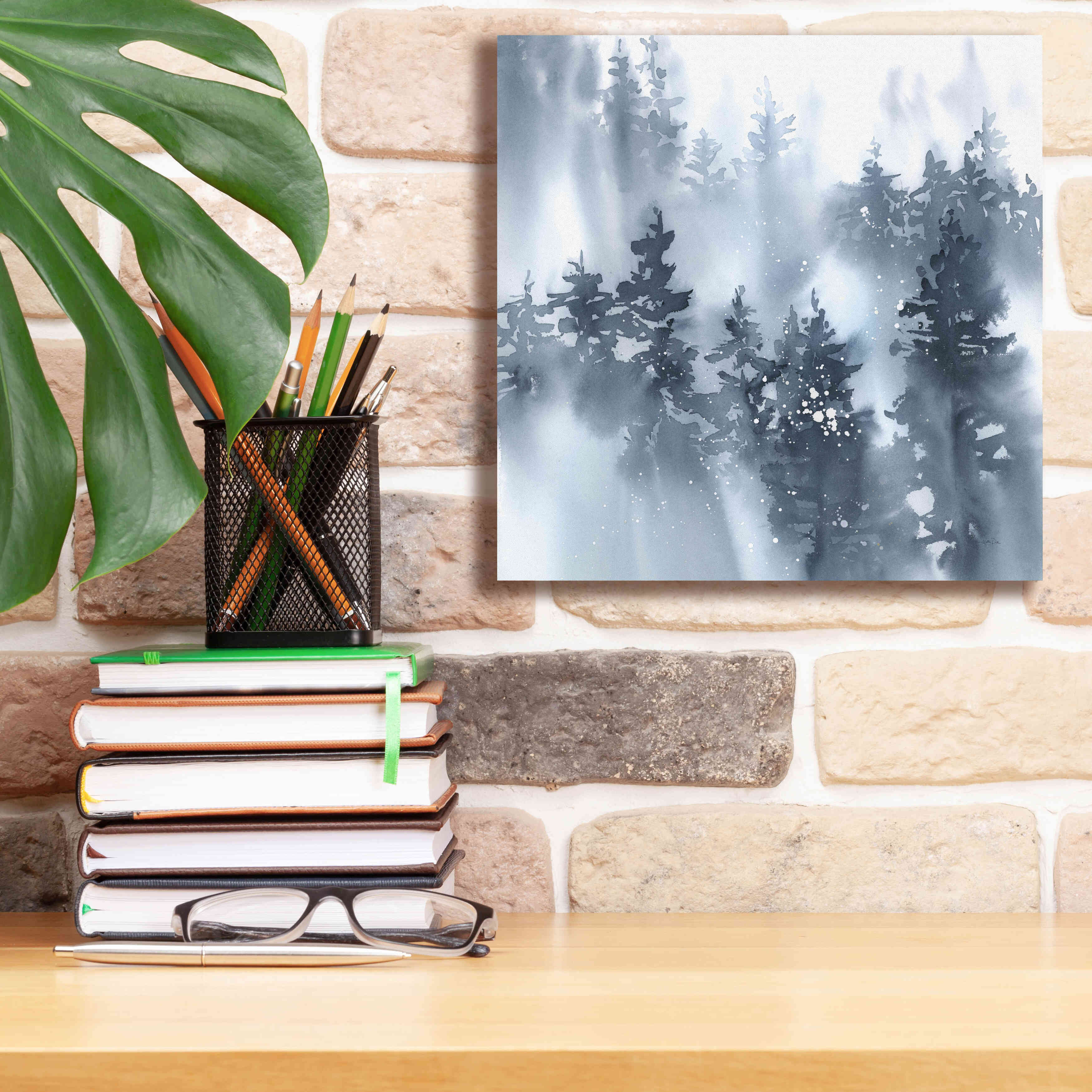 'Misty Forest I' by Katrina Pete, Giclee Canvas Wall Art,12x12