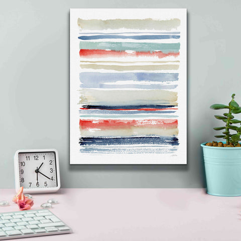 Image of 'Nautical Stripes' by Katrina Pete, Giclee Canvas Wall Art,12x16