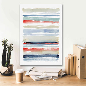 'Nautical Stripes' by Katrina Pete, Giclee Canvas Wall Art,18x26