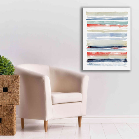 Image of 'Nautical Stripes' by Katrina Pete, Giclee Canvas Wall Art,26x34