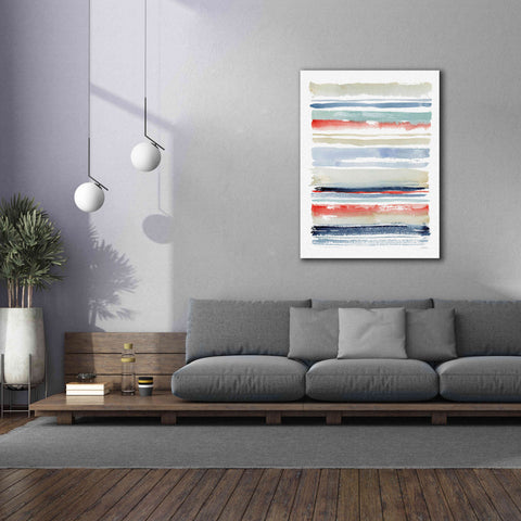 Image of 'Nautical Stripes' by Katrina Pete, Giclee Canvas Wall Art,40x54