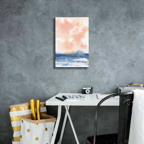 Image of 'Sunrise Seascape I' by Katrina Pete, Giclee Canvas Wall Art,12x18