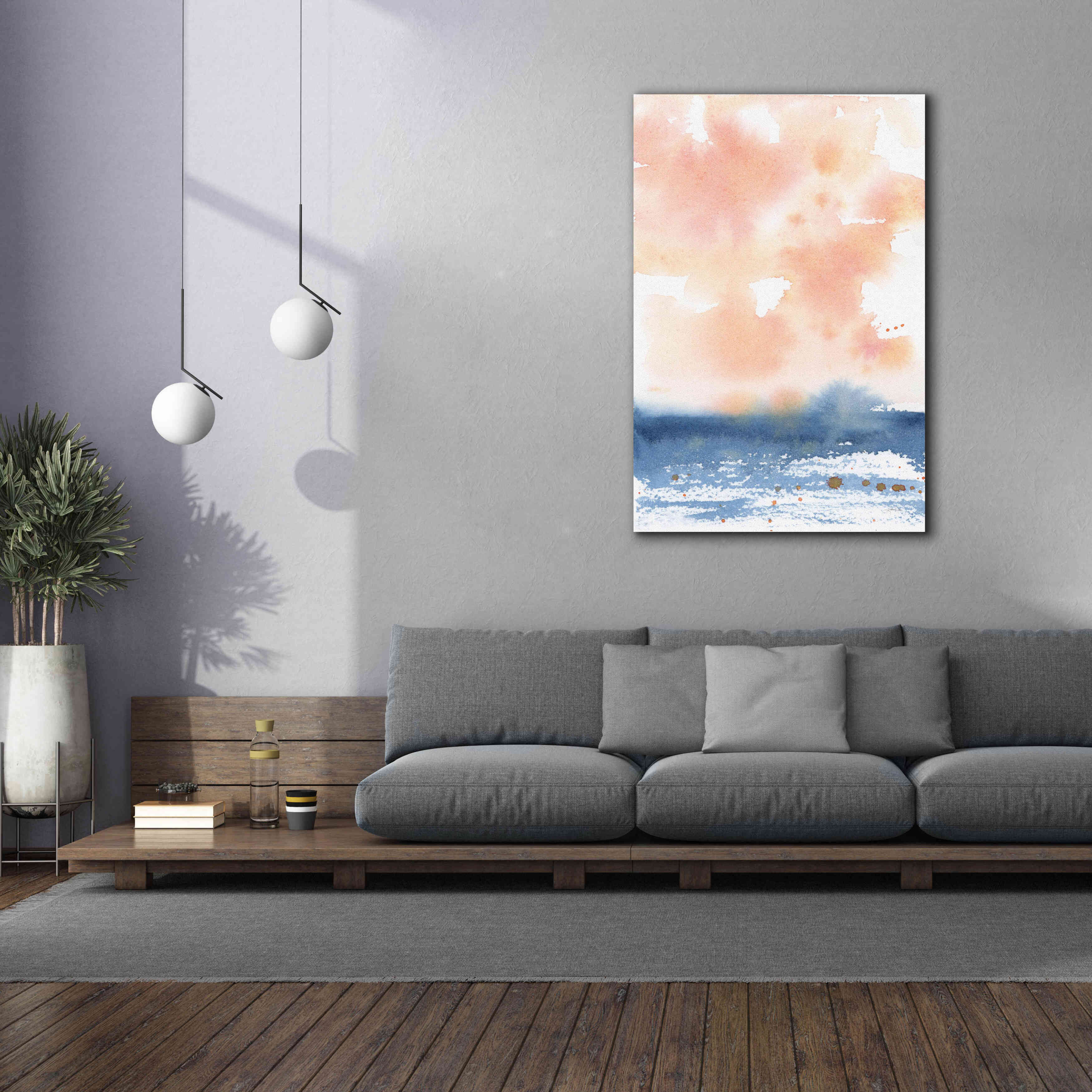 'Sunrise Seascape I' by Katrina Pete, Giclee Canvas Wall Art,40x60