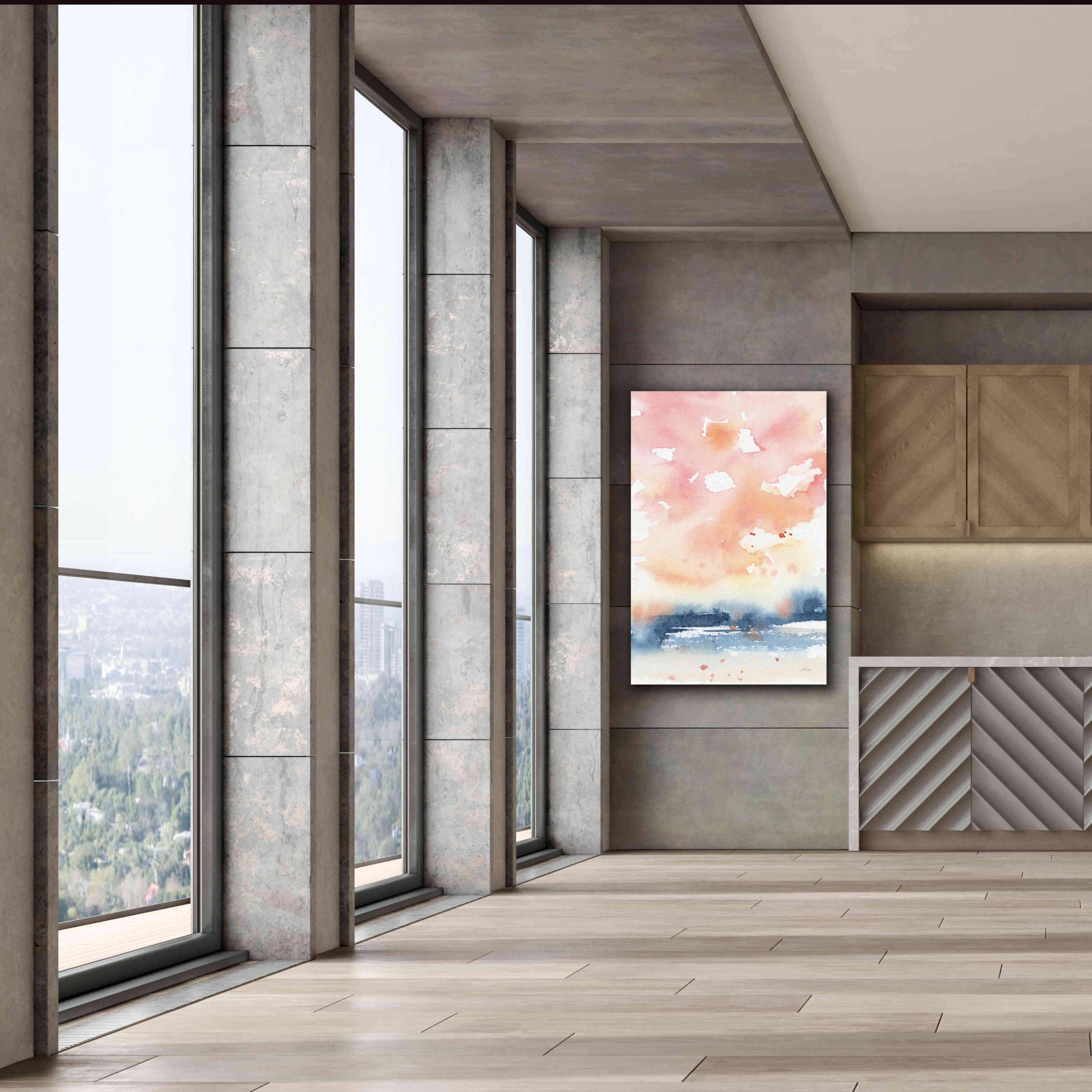 'Sunrise Seascape II' by Katrina Pete, Giclee Canvas Wall Art,40x60