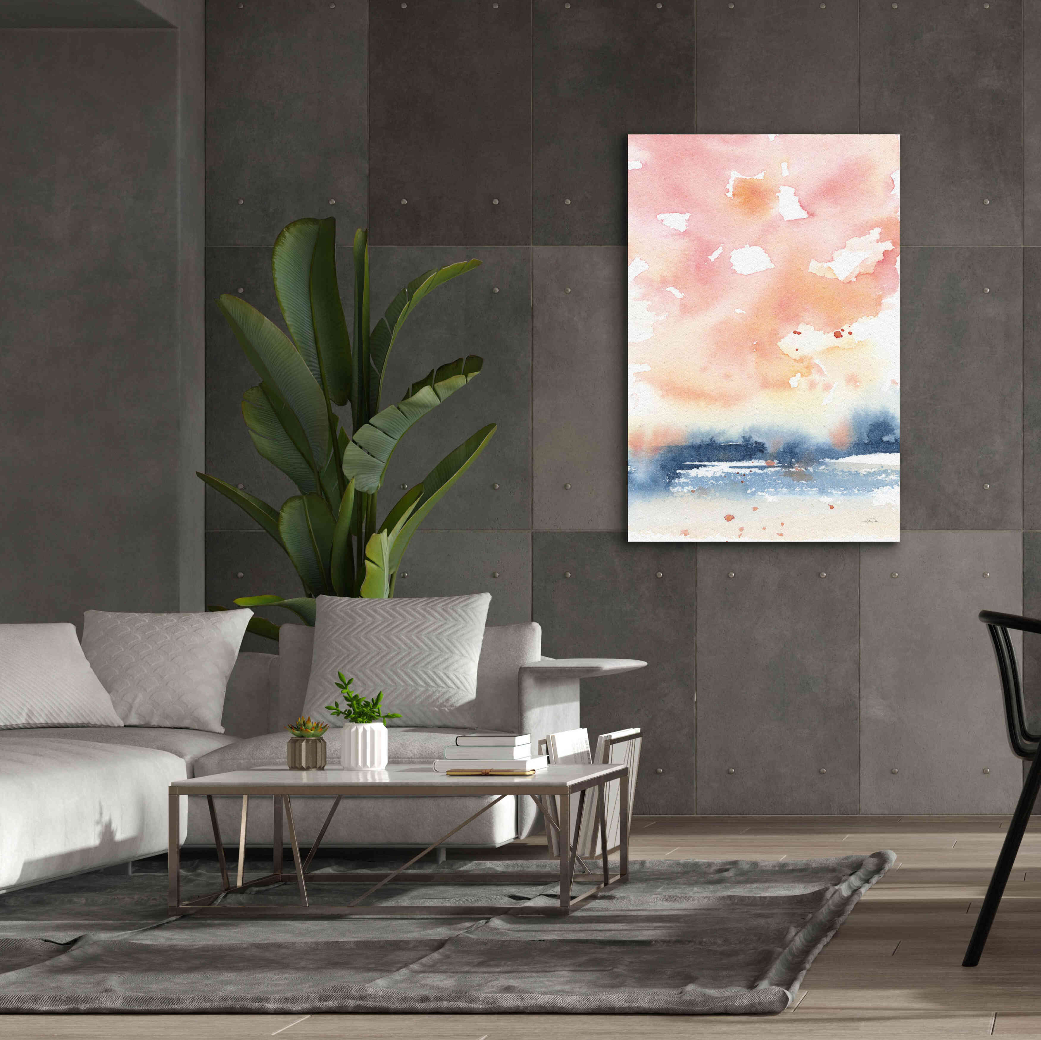 'Sunrise Seascape II' by Katrina Pete, Giclee Canvas Wall Art,40x60