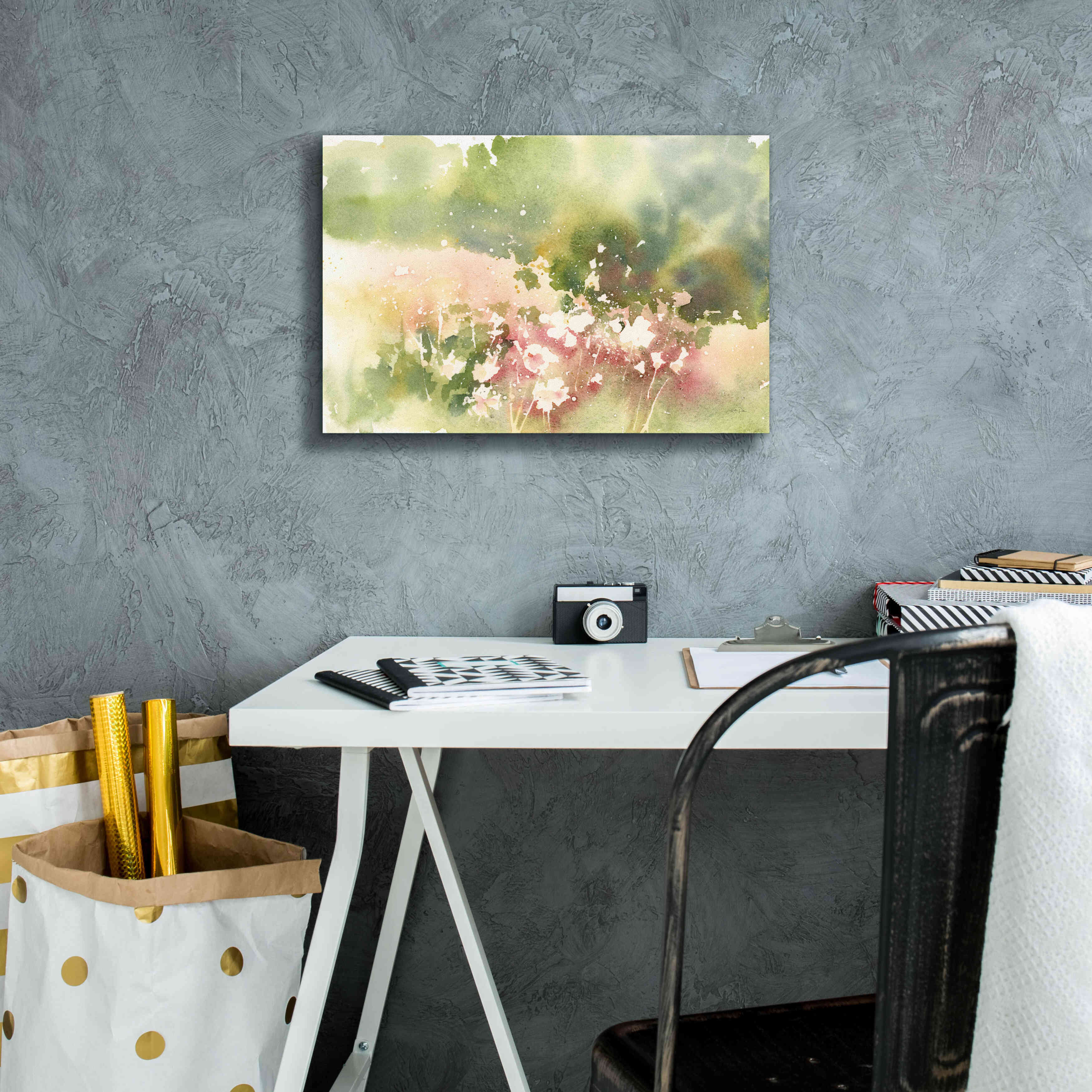 'Floral Field' by Katrina Pete, Giclee Canvas Wall Art,18x12