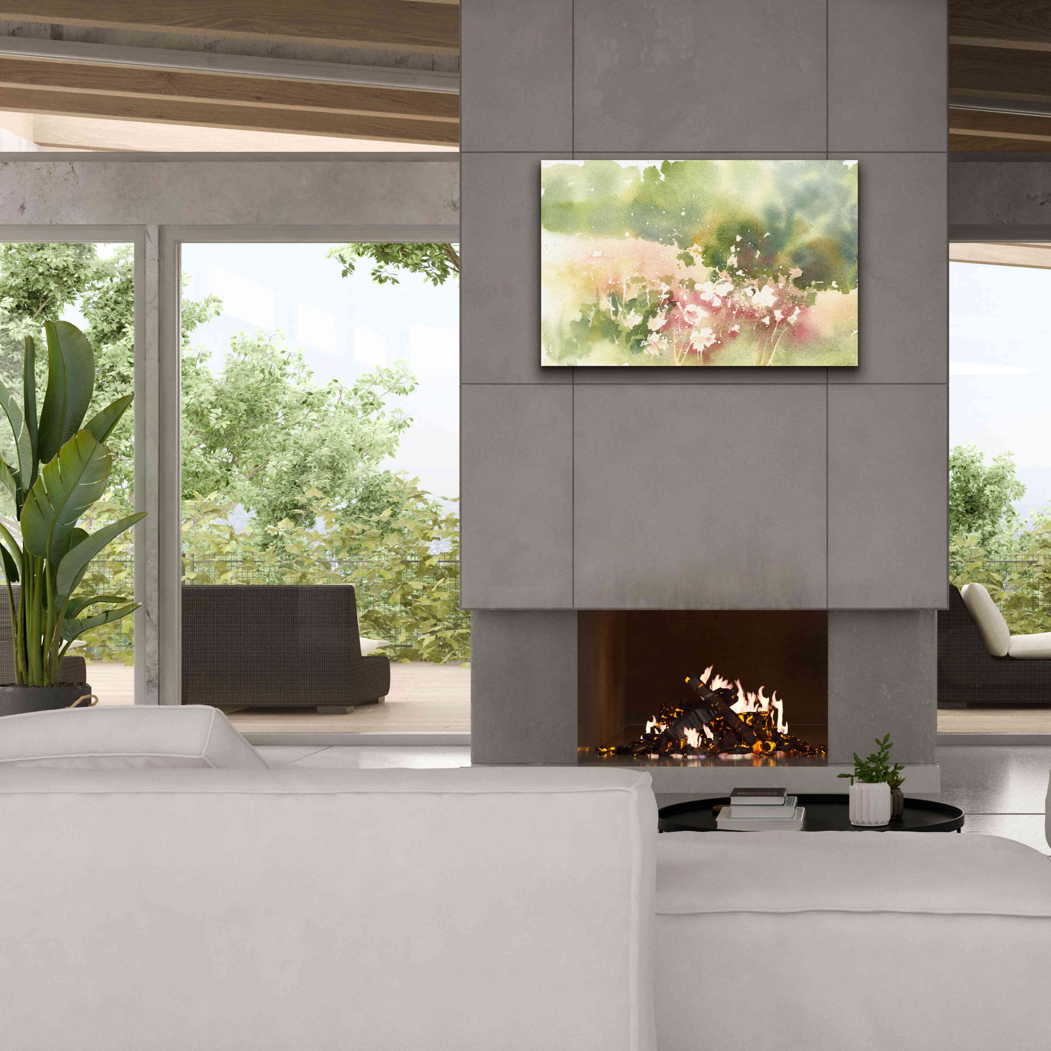 'Floral Field' by Katrina Pete, Giclee Canvas Wall Art,40x26