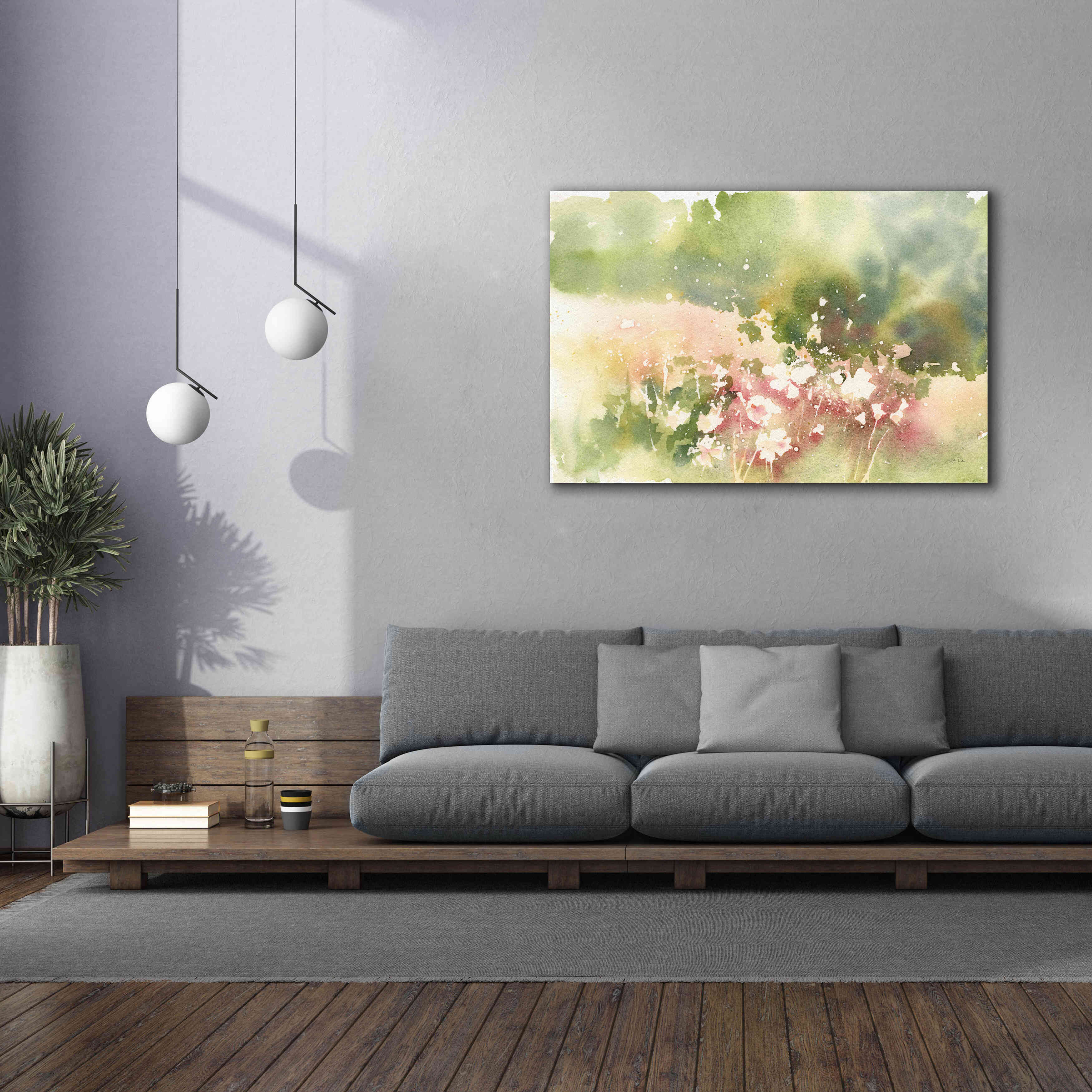 'Floral Field' by Katrina Pete, Giclee Canvas Wall Art,60x40
