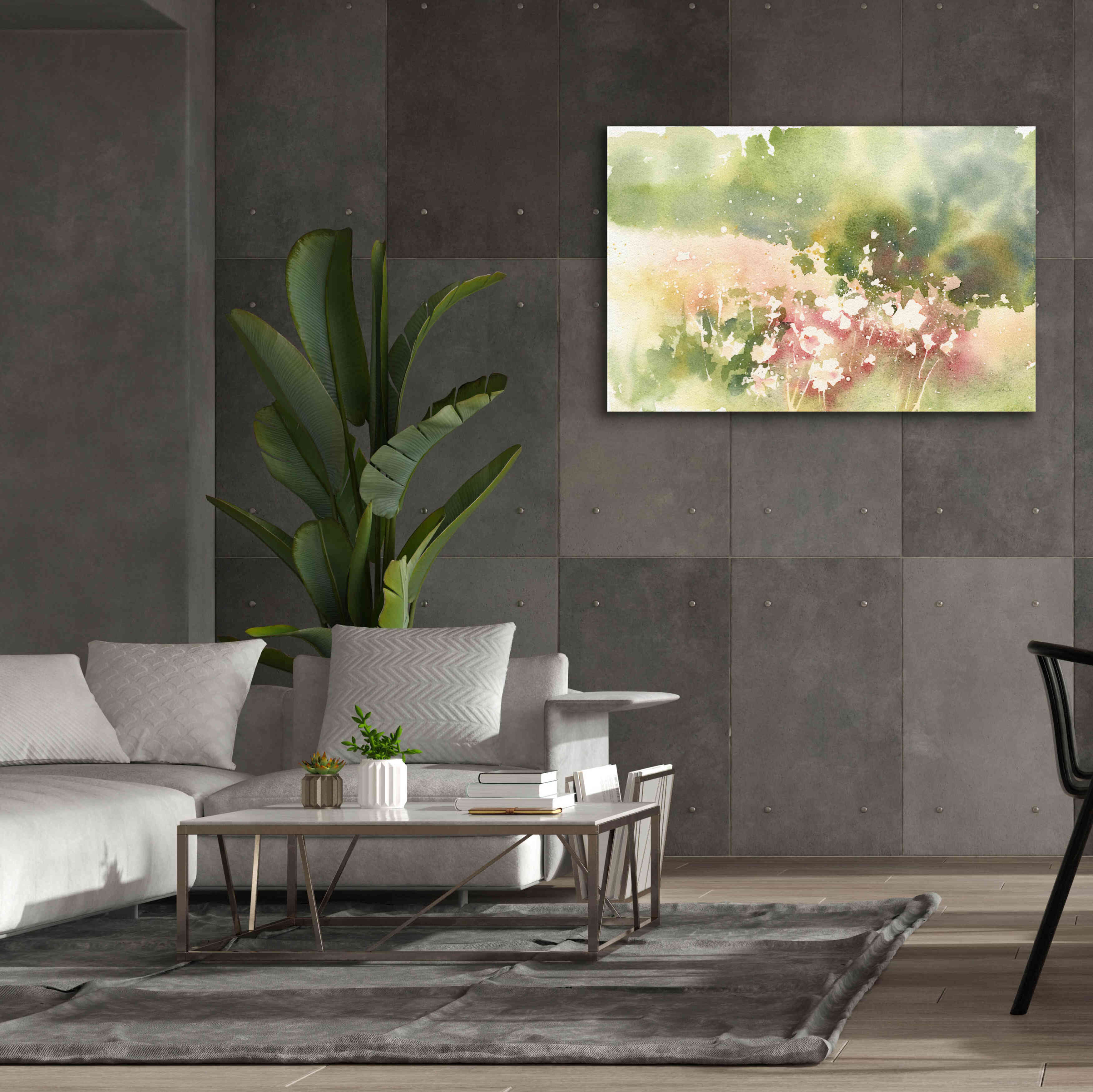 'Floral Field' by Katrina Pete, Giclee Canvas Wall Art,60x40