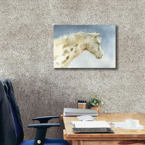 Image of 'Dapple Gray Horse' by Katrina Pete, Giclee Canvas Wall Art,26x18