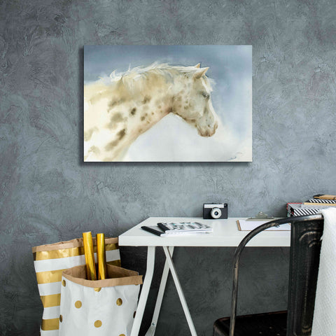 Image of 'Dapple Gray Horse' by Katrina Pete, Giclee Canvas Wall Art,26x18