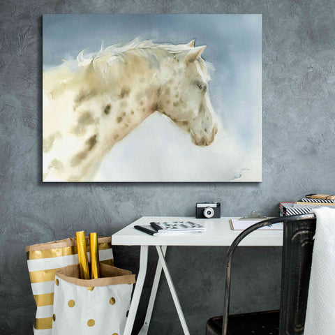 Image of 'Dapple Gray Horse' by Katrina Pete, Giclee Canvas Wall Art,34x26