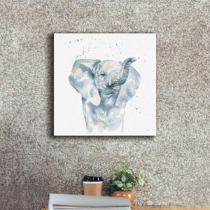 'Baby Elephant' by Katrina Pete, Giclee Canvas Wall Art,18x18