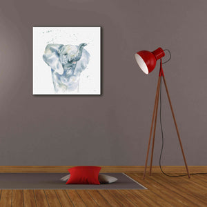 'Baby Elephant' by Katrina Pete, Giclee Canvas Wall Art,26x26