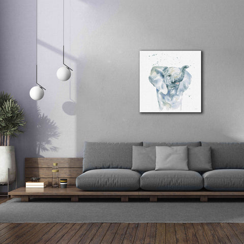 Image of 'Baby Elephant' by Katrina Pete, Giclee Canvas Wall Art,37x37