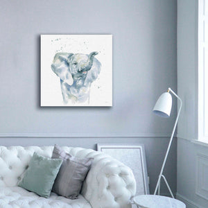 'Baby Elephant' by Katrina Pete, Giclee Canvas Wall Art,37x37