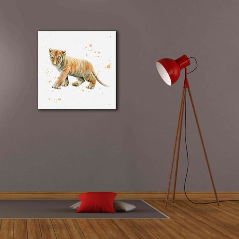 Image of 'Tiger Cub' by Katrina Pete, Giclee Canvas Wall Art,26x26