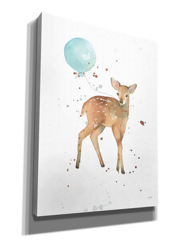 Image of 'Festive Fawn' by Katrina Pete, Giclee Canvas Wall Art