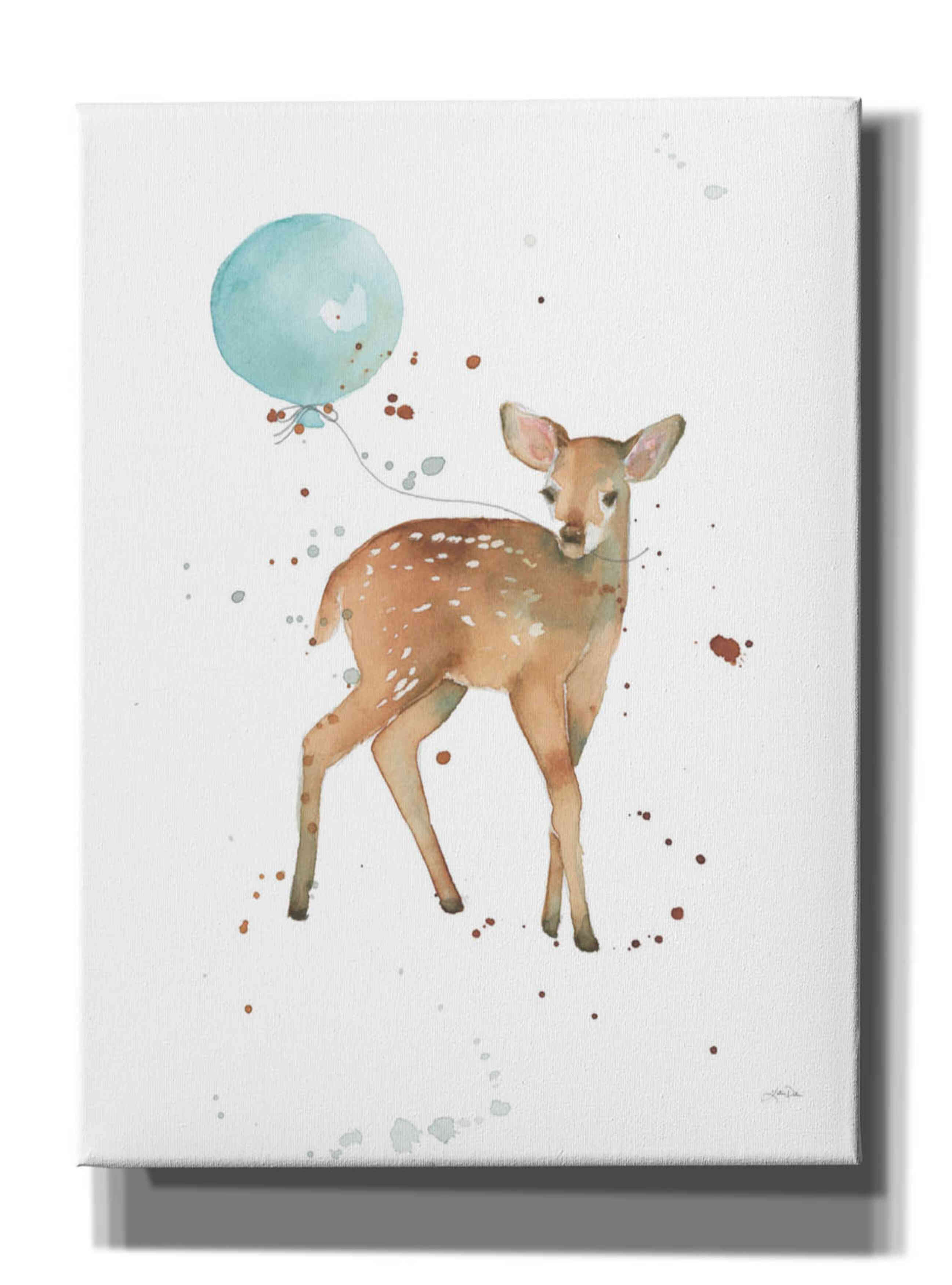 'Festive Fawn' by Katrina Pete, Giclee Canvas Wall Art