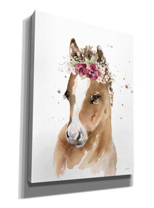 'Floral Pony' by Katrina Pete, Giclee Canvas Wall Art