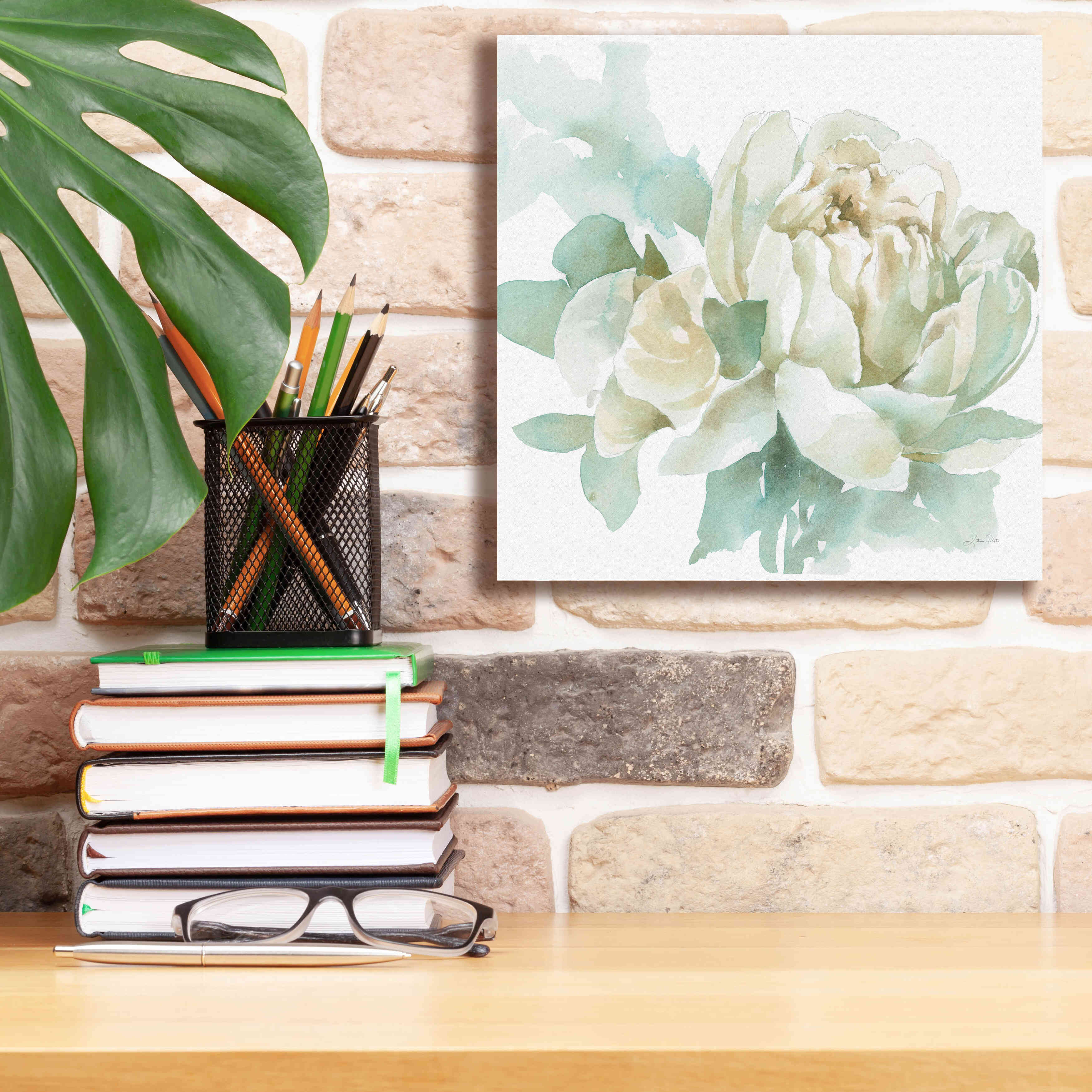 'Poetic Blooming I' by Katrina Pete, Giclee Canvas Wall Art,12x12