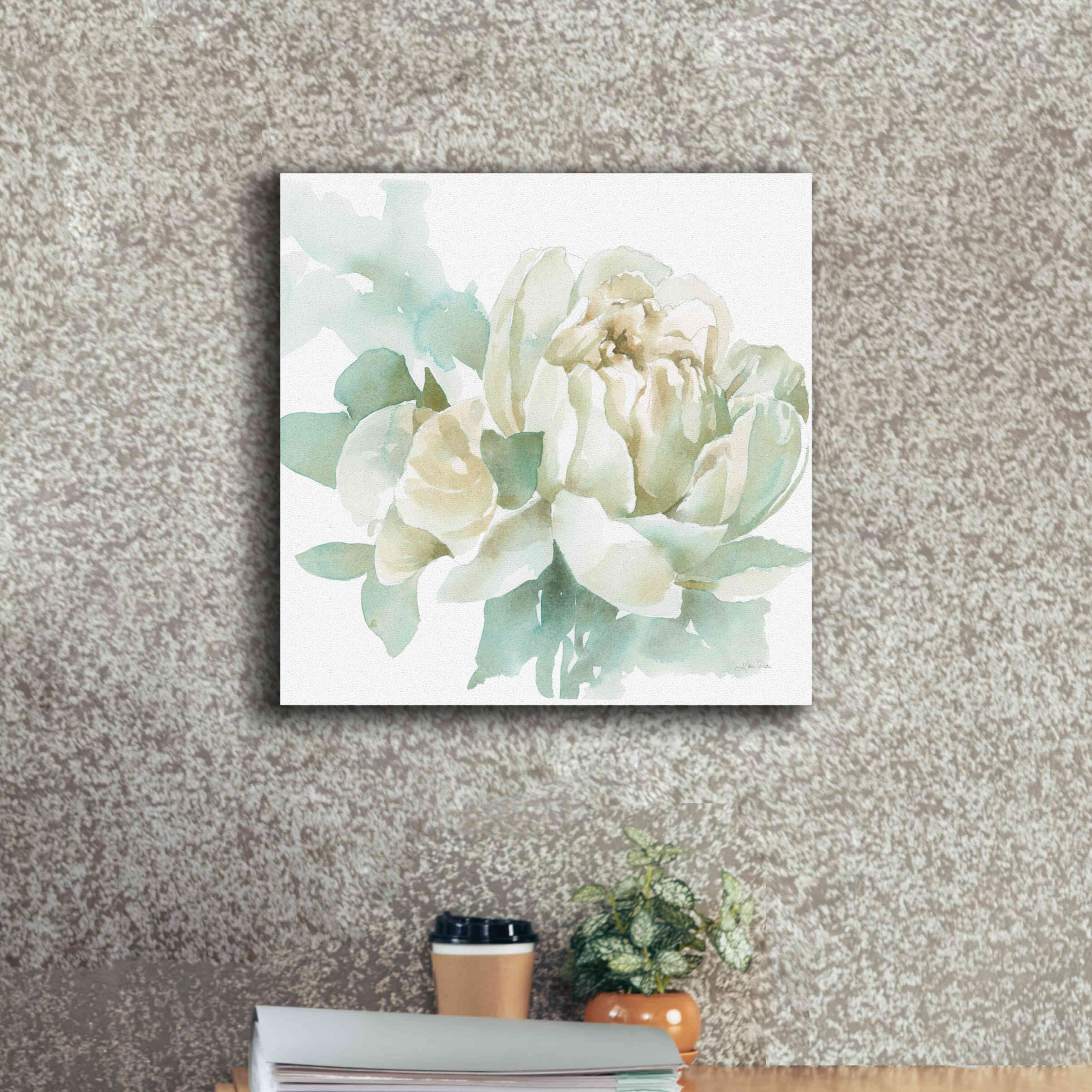 'Poetic Blooming I' by Katrina Pete, Giclee Canvas Wall Art,18x18