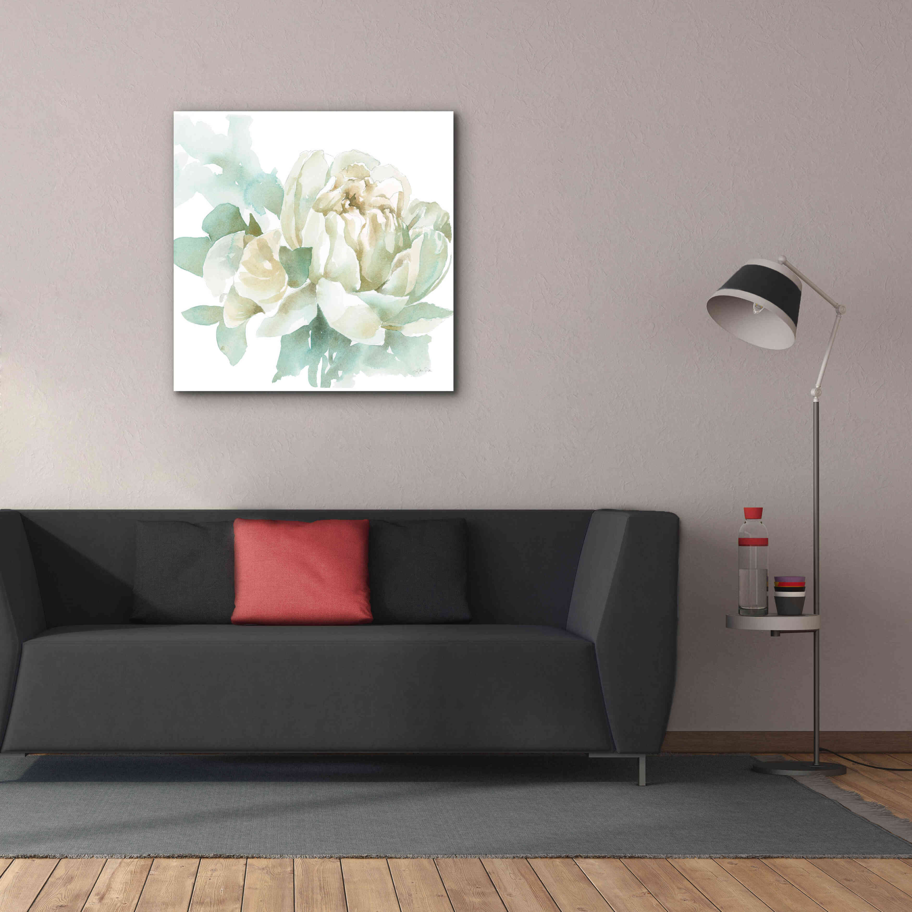 'Poetic Blooming I' by Katrina Pete, Giclee Canvas Wall Art,37x37