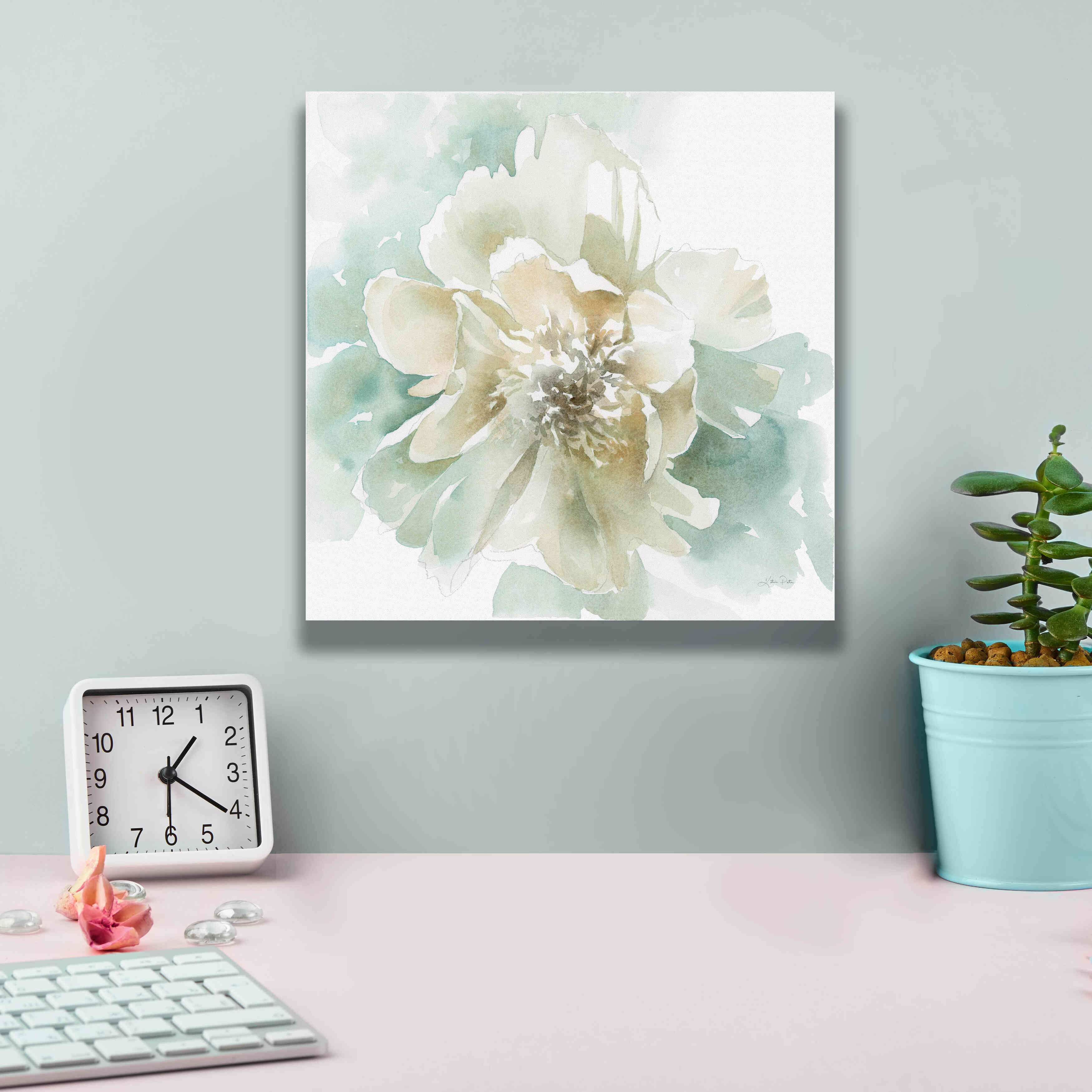 'Poetic Blooming II' by Katrina Pete, Giclee Canvas Wall Art,12x12