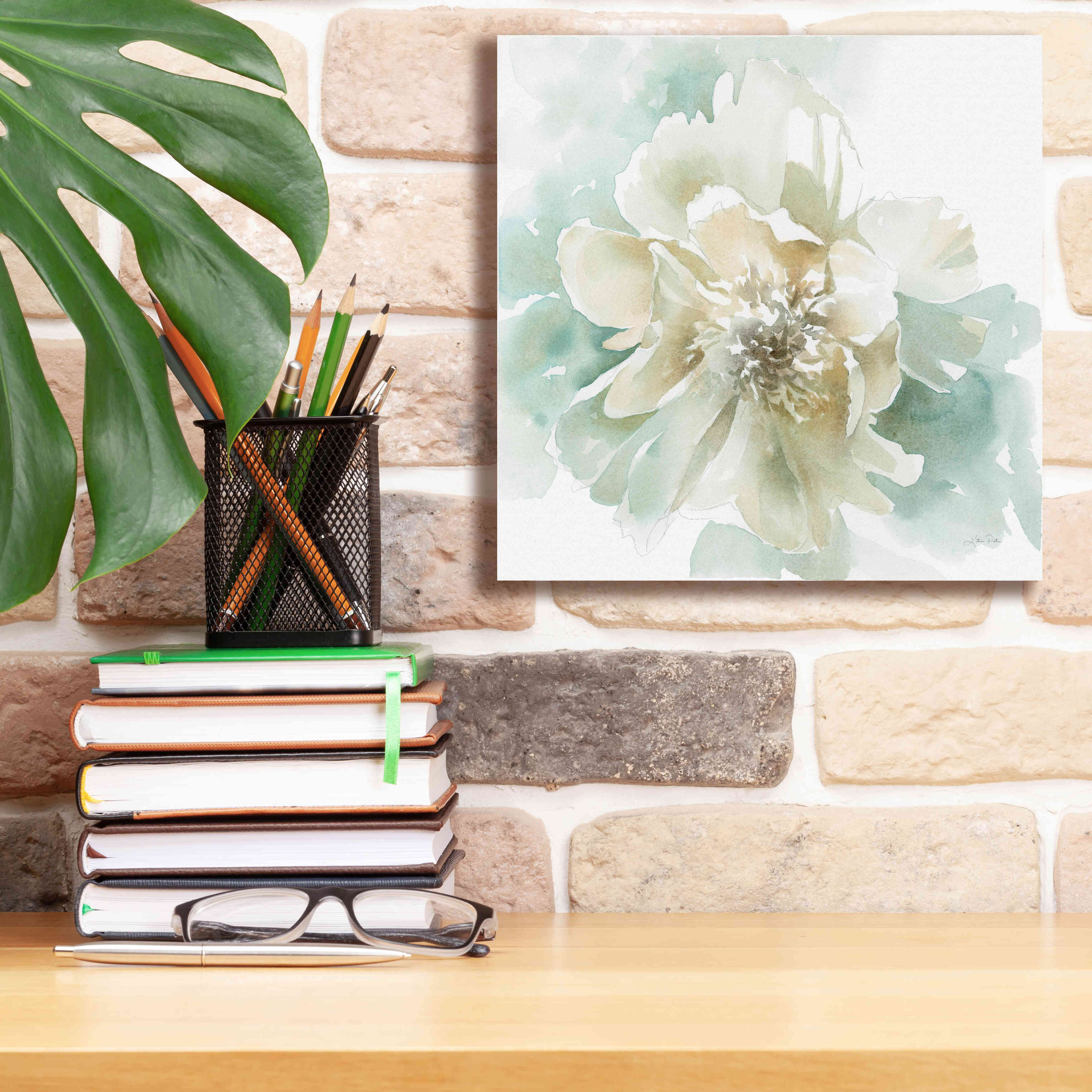 'Poetic Blooming II' by Katrina Pete, Giclee Canvas Wall Art,12x12